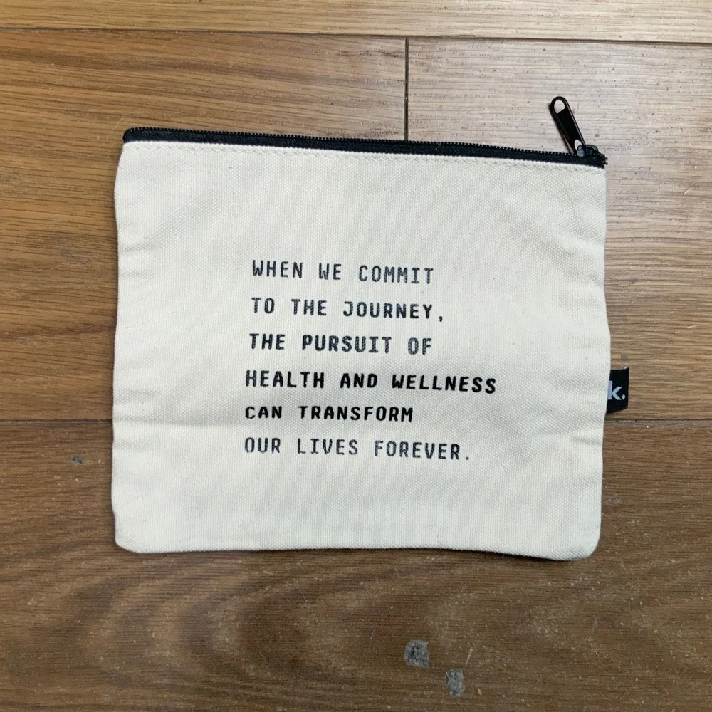 Zippered Hemp/Cotton Pouch